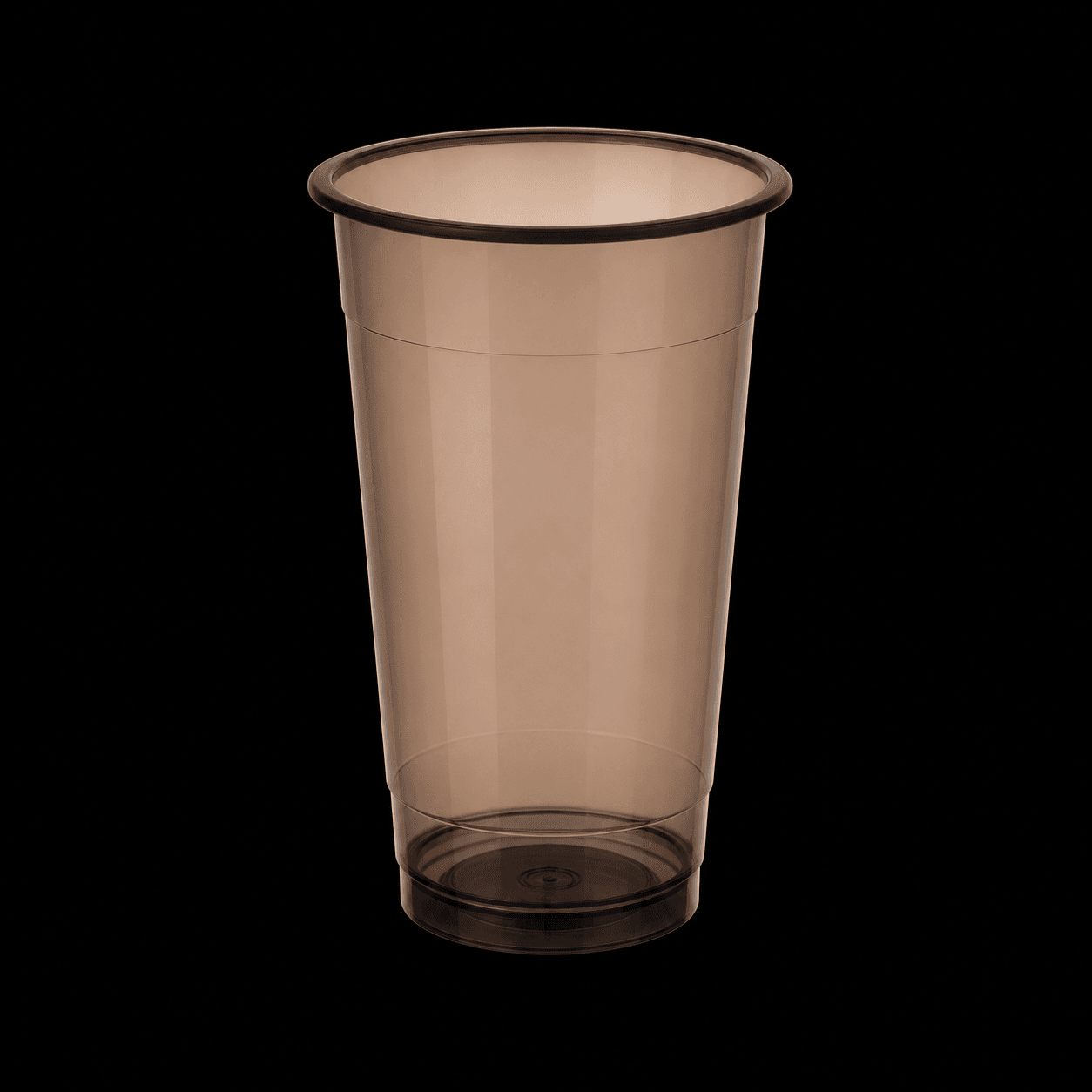 Cup 22 Oz Hitam Transparan