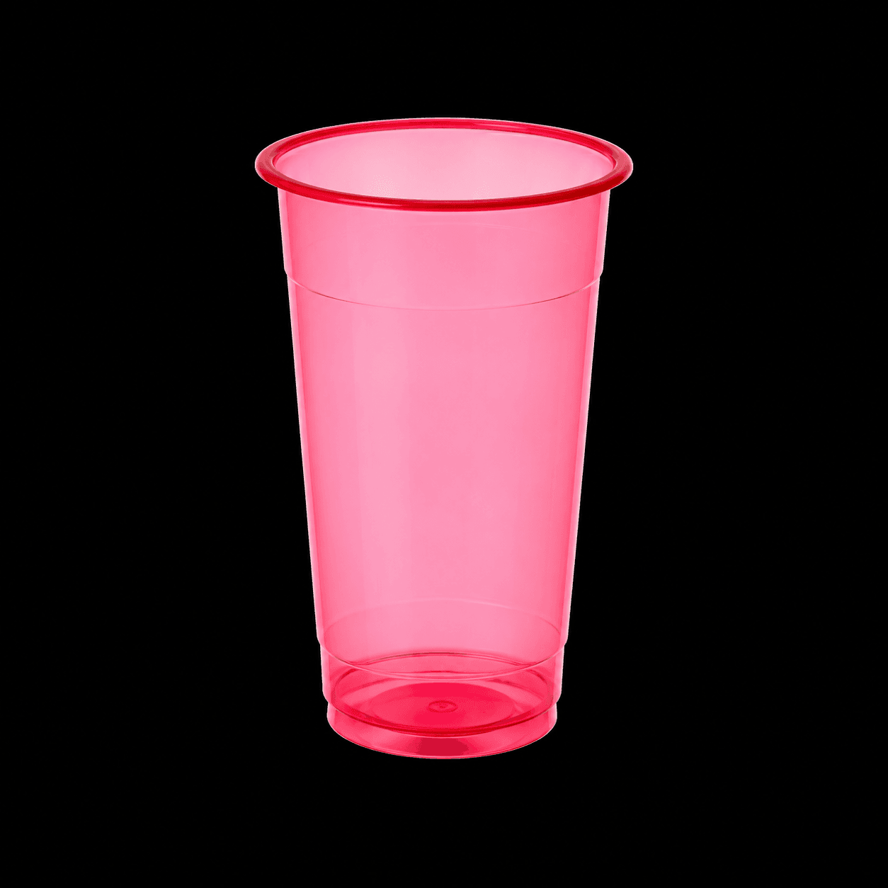 Cup 22 Oz Merah Transparan