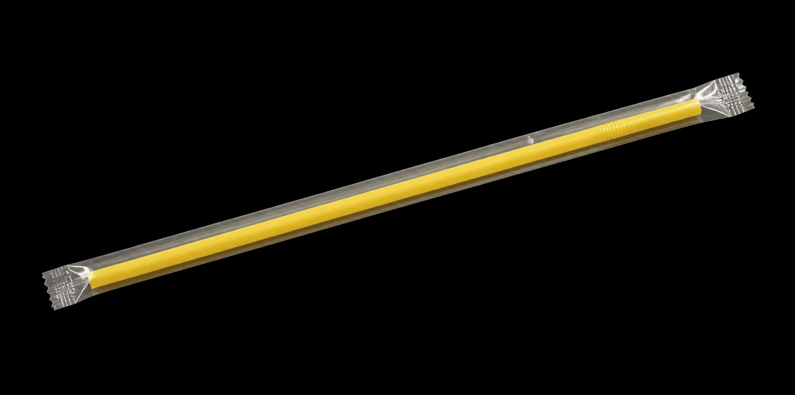 Sedotan Warna - Kuning